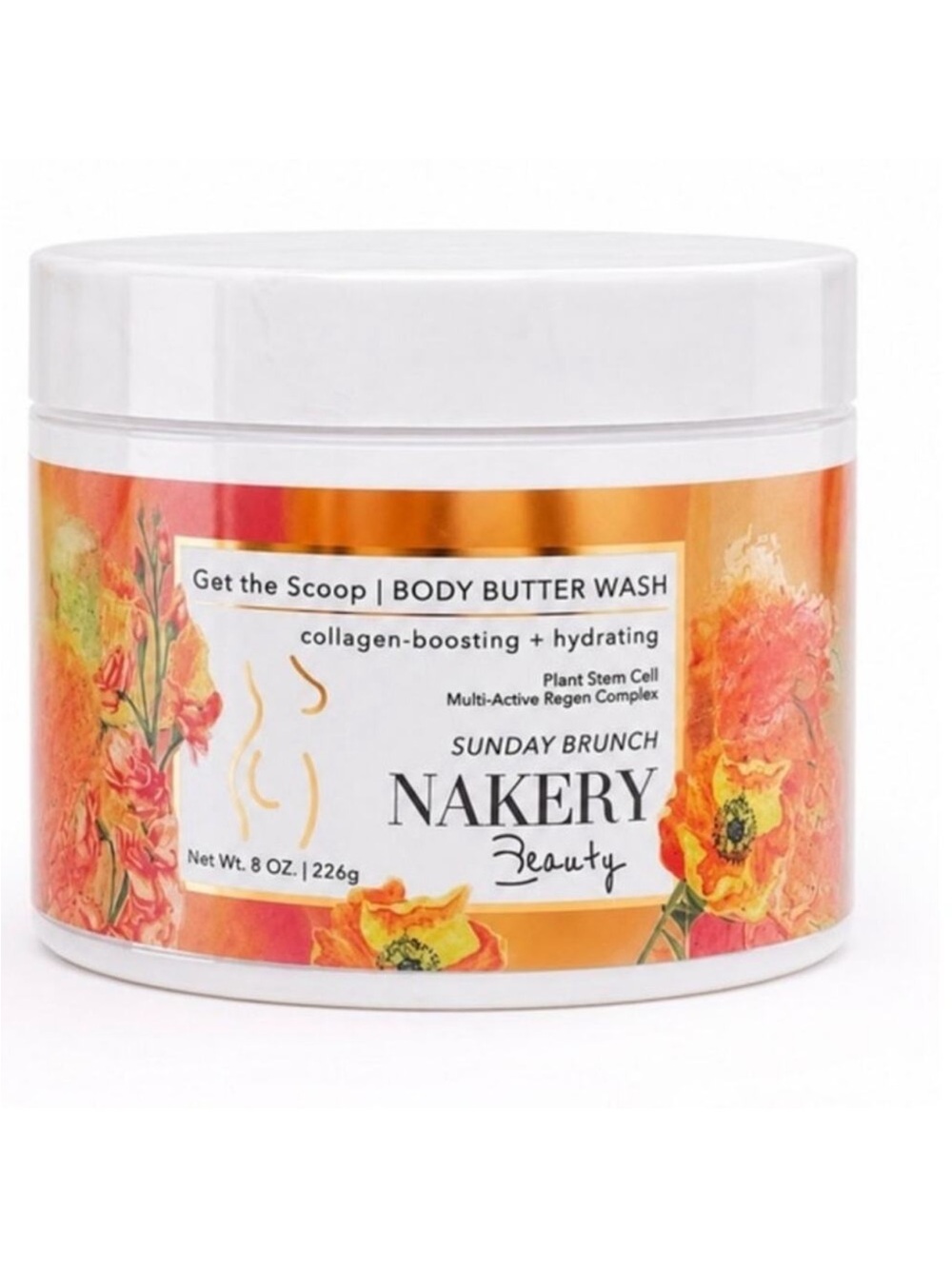 NAKERY Beauty Sunday Brunch Body Butter Wash - Hydrating Collagen Boosting